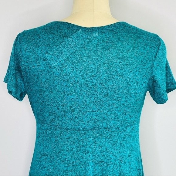 BellaBerry Turquoise V-Neck Dress- Size 1X- NWT - Picture 3 of 7